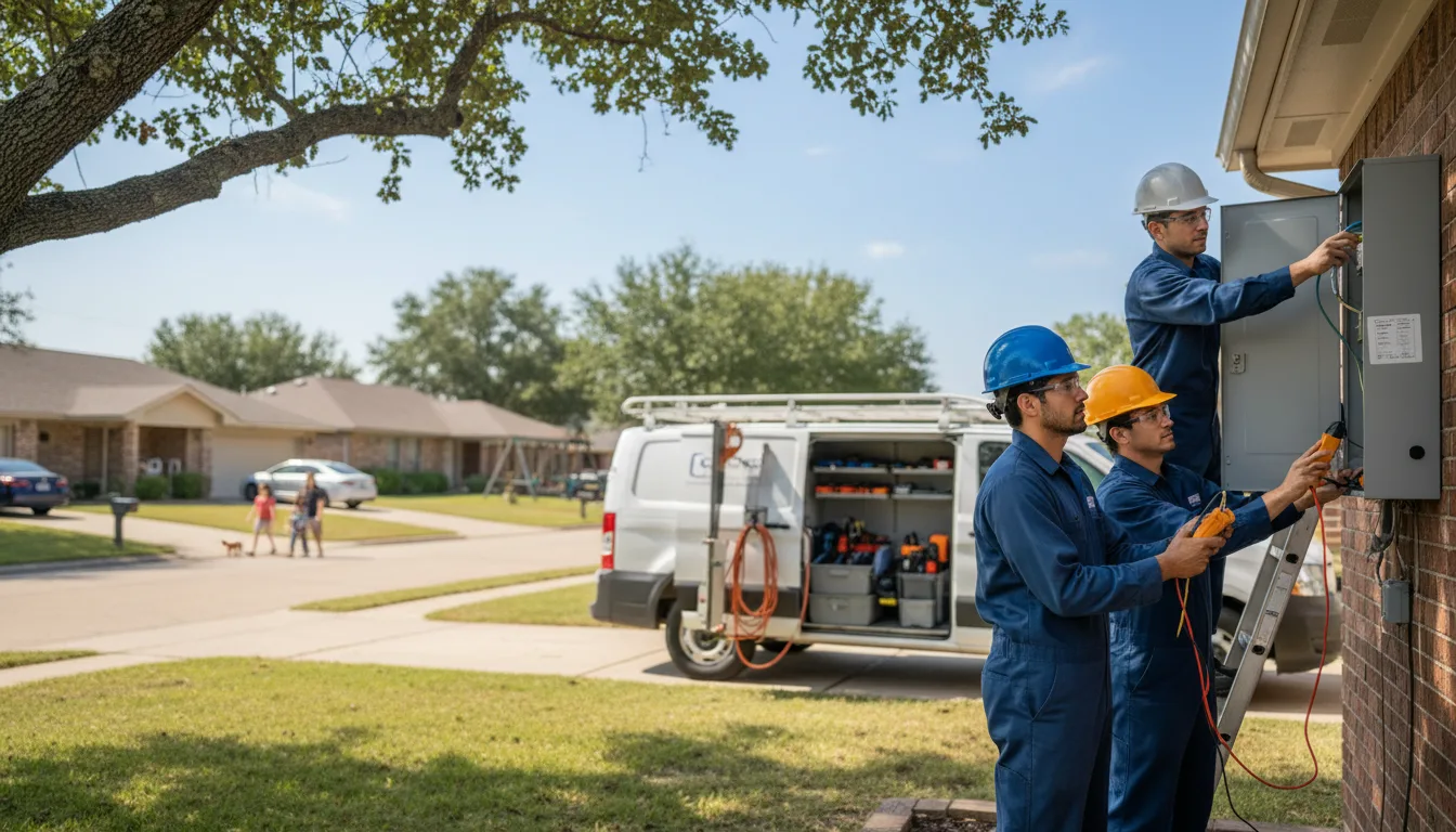 Certified electrician providing emergency electrical services in Adrian, MO